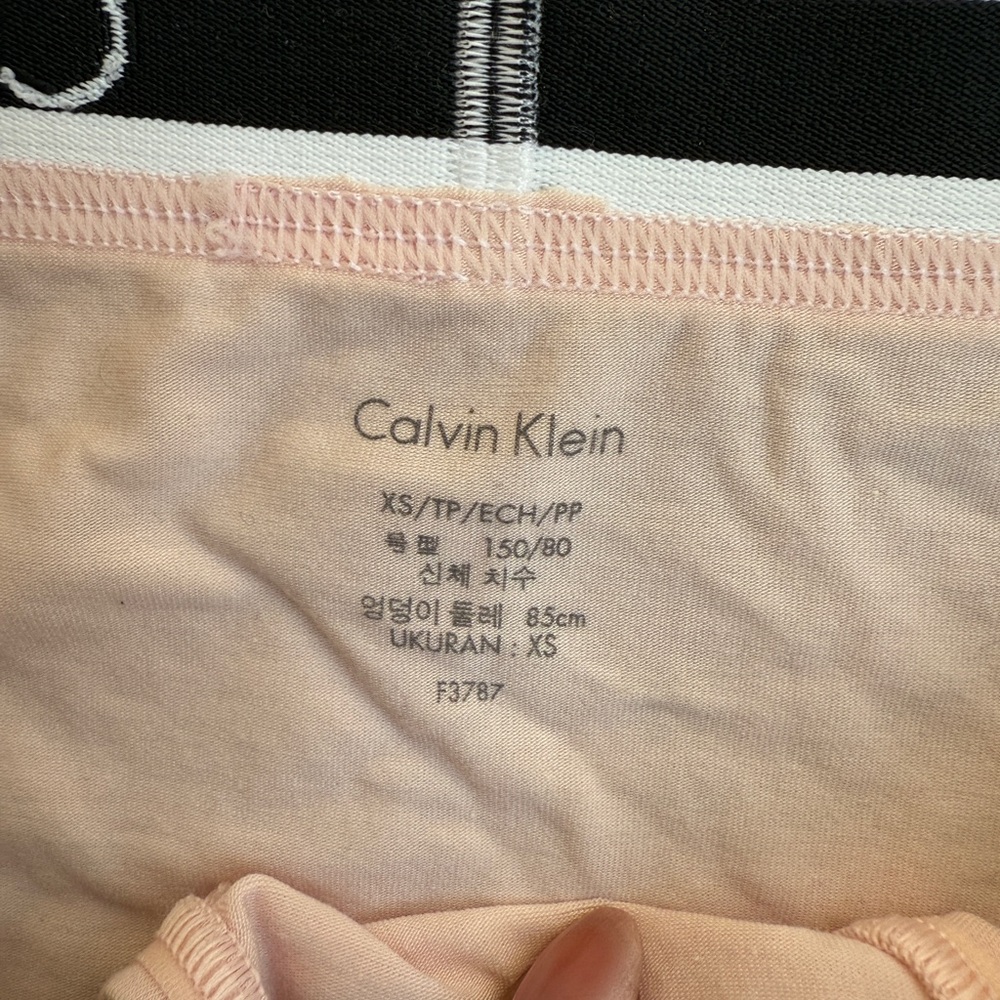 Calvin Klein Modern Cotton Unlined Bralette and Bikini in baby pink ⭐SET⭐ - Picture 4 of 5